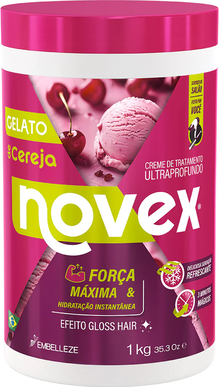 Novex Creme Tratamento Hidratação Gelato Cereja 1000 gr