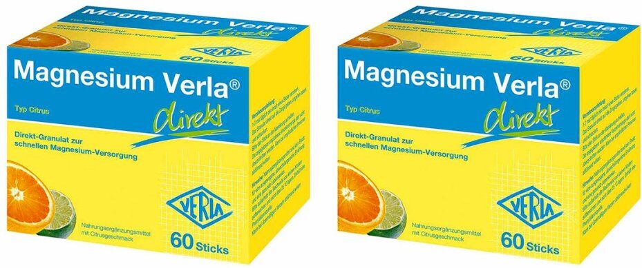 Magnesium Verla direkt Granulat Citrus 2x60stk