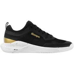 Kempa Kourtfly Handballschuhe schwarz/weiß/gold 39