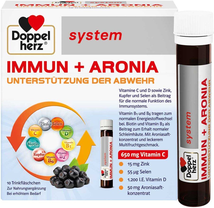 Doppelherz Immun+Aronia System Ampullen