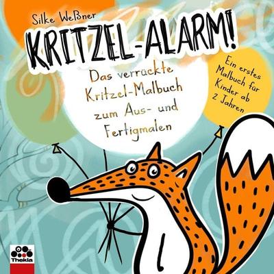 Kritzel-Alarm! Das verrückte Kritzel-Malbuch zum Aus- und Fertigmalen - Ein erstes Kritzelbuch für Kinder ab 2 Jahre, Taschenbuch von Silke Wessner,