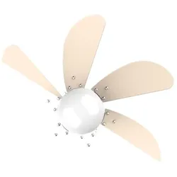 Cecotec 05963, Ventilator, Weiss, Gelb