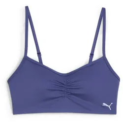 PUMA Move Cloudspun Low Support Sport-BH Damen 46 - blue crystal M