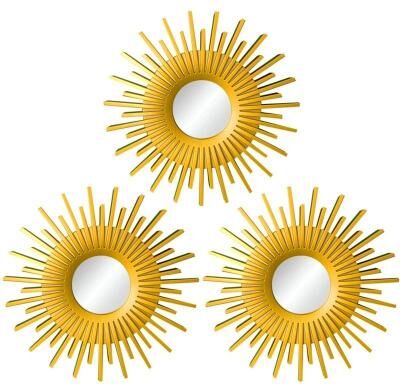 Uplift Picks Elegant Gold Round Wall Mirror Set Decorative Hanging Mirrors For Home a