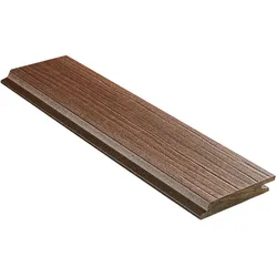 18x103 mm NATURinFORM WPC Fassadenprofil, "Die Gestaltende Exklusiv XL", Kastanienbraun, einseitig geprägt, matt, Deckmaß: 99mm