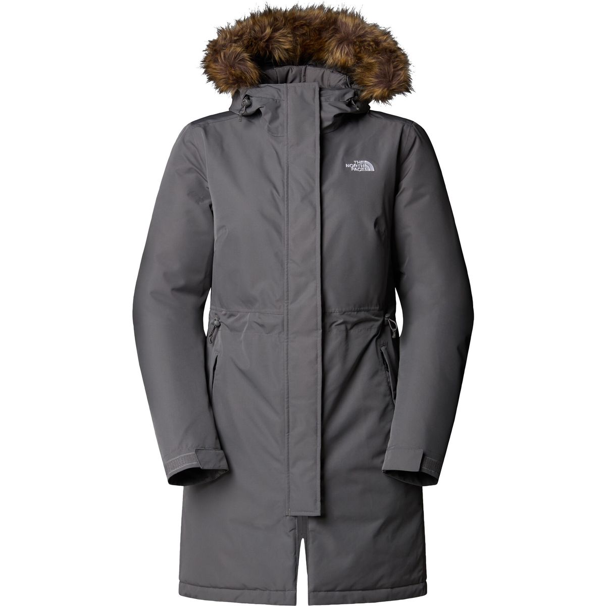 The North Face Womens Zaneck Parka smoked pearl (0UZ) L NF0A8DZN0UZ-L