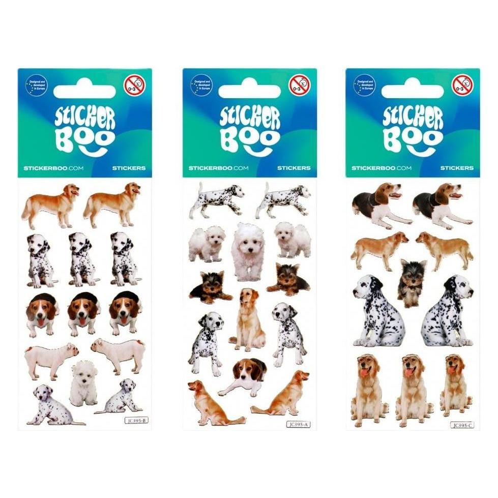 Starpak Aufkleber BOO Silberaufkleber Hundemix (41374098)