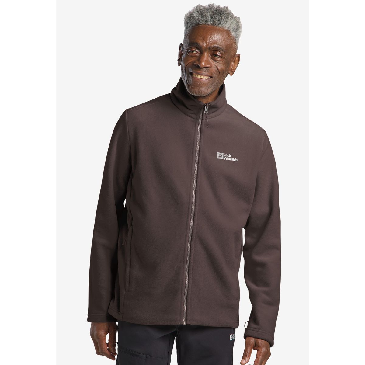 Jack Wolfskin Winterstein Full Zip M peat (D0108) 2XL 1711371_D0108_A14