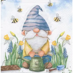 Papierservietten "Frühlingswichtel", 33 x 33 cm, 20 Stück