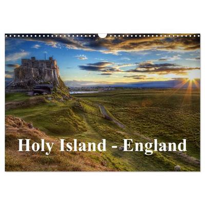 Holy Island - England (Wandkalender 2027 DIN A3 quer), CALVENDO Monatskalender