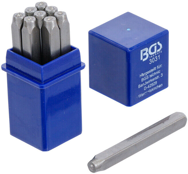 Chiffres à frapper 2 mm BGS ; BGS technic (3031)