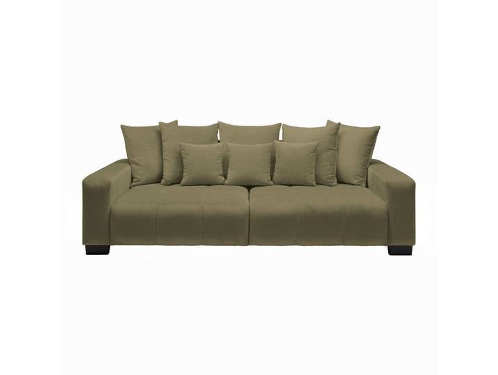 Bigsofa Holz Olivgrün