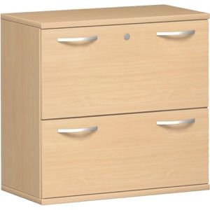 Geramöbel Hängeregisterschrank Pro, Holz, 2-bahnig, 2 Schübe, buche