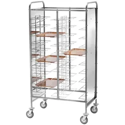 Virtus Transportwagen für Tabletts mit Seitenverkleidung, 20x 530x600 mm, H=125 mm (IFA0038)