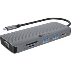ICY BOX IB-DK4040a-CPD, 10 in 1 USB-C Docking station, 1x HDMI 4K60Hz, 1x VGA, 3x USB-A 5G, 1x USB-C 5G, 1x USB-C for PD 100W 61144