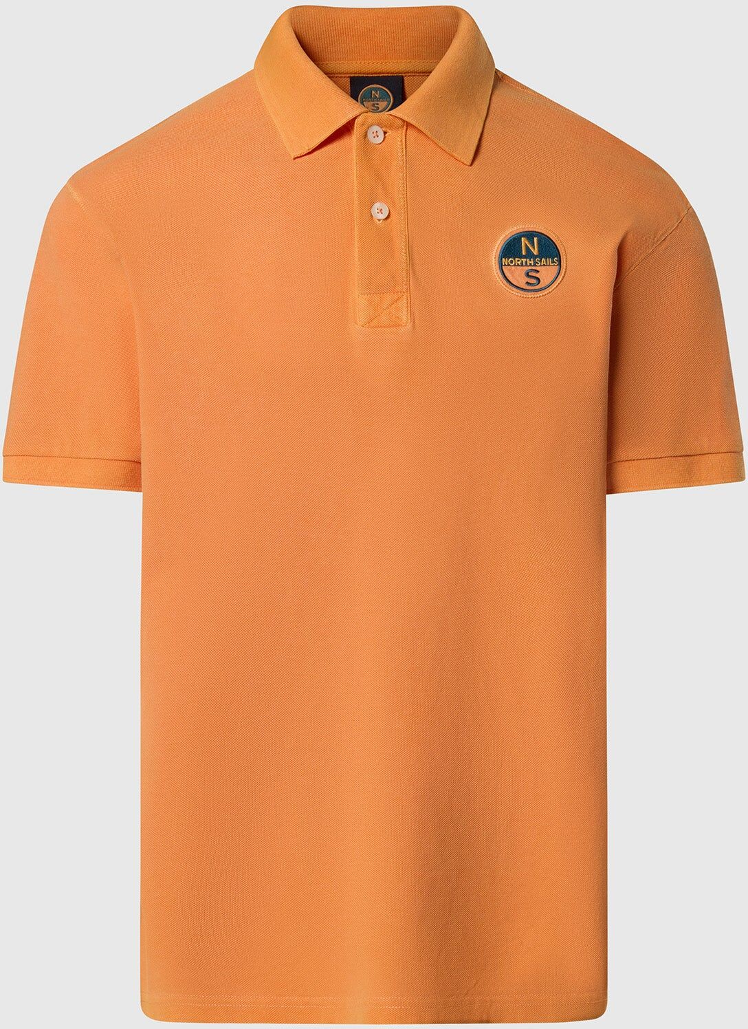 North Sails Poloshirt mit pigmentgefärbtem Finish Papaya orange M