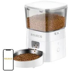 Rojeco Inteligentny dozownik karmy 2L Pet Feeder WiFi Version (200 cl), Futternapf