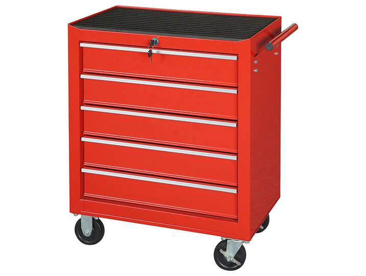 Werkstattwagen, Rot, Metall, Kunststoff, 68x78x33 cm, Freizeit & Co, Heimwerken, Werkstatteinrichtung