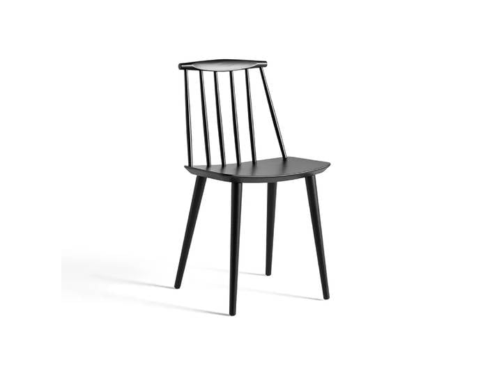 HAY J77 Stuhl Black lacquered beech