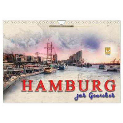 Hamburg für Genießer (Wandkalender 2027 DIN A4 quer), CALVENDO Monatskalender