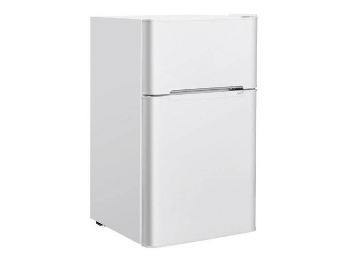 COSTWAY Kühlschrank BCD-90, 86 cm hoch, 48.5 cm breit, Gefrierkombination