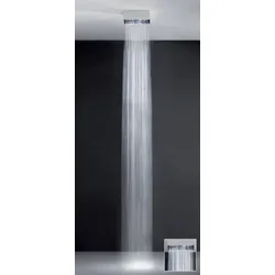 Gessi Segni, Kopfbrause Quadro Version 90 mm zur Deckenmontage, 33015238