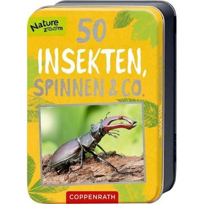 50 Insekten, Spinnen & Co. - Nature Zoom (Blechdose), Gebundene Ausgabe von Holger Haag, Coppenrath Verlag GmbH & Co. KG, 978-3-649-64730-0