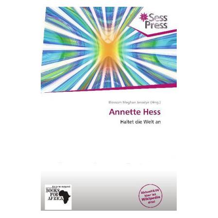 Sess Press Annette Hess (Deutsch, Softcover, Annette Hess) (7505644)