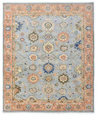 Overton Handmade Modern Contemporary Floral Area Rug