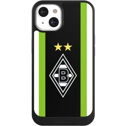 Nivocase Hülle für Apple iPhone 13 Handyhülle NIVOcore Case Schwarz Borussia Mönchengladbach Gladbach Logo (Apple iPhone 13), Smartphone Hülle, Schwarz