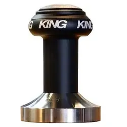 Chris King Espresso Tamper, 58mm, flat, matte black, Zubehör Kaffeemaschinen, Schwarz
