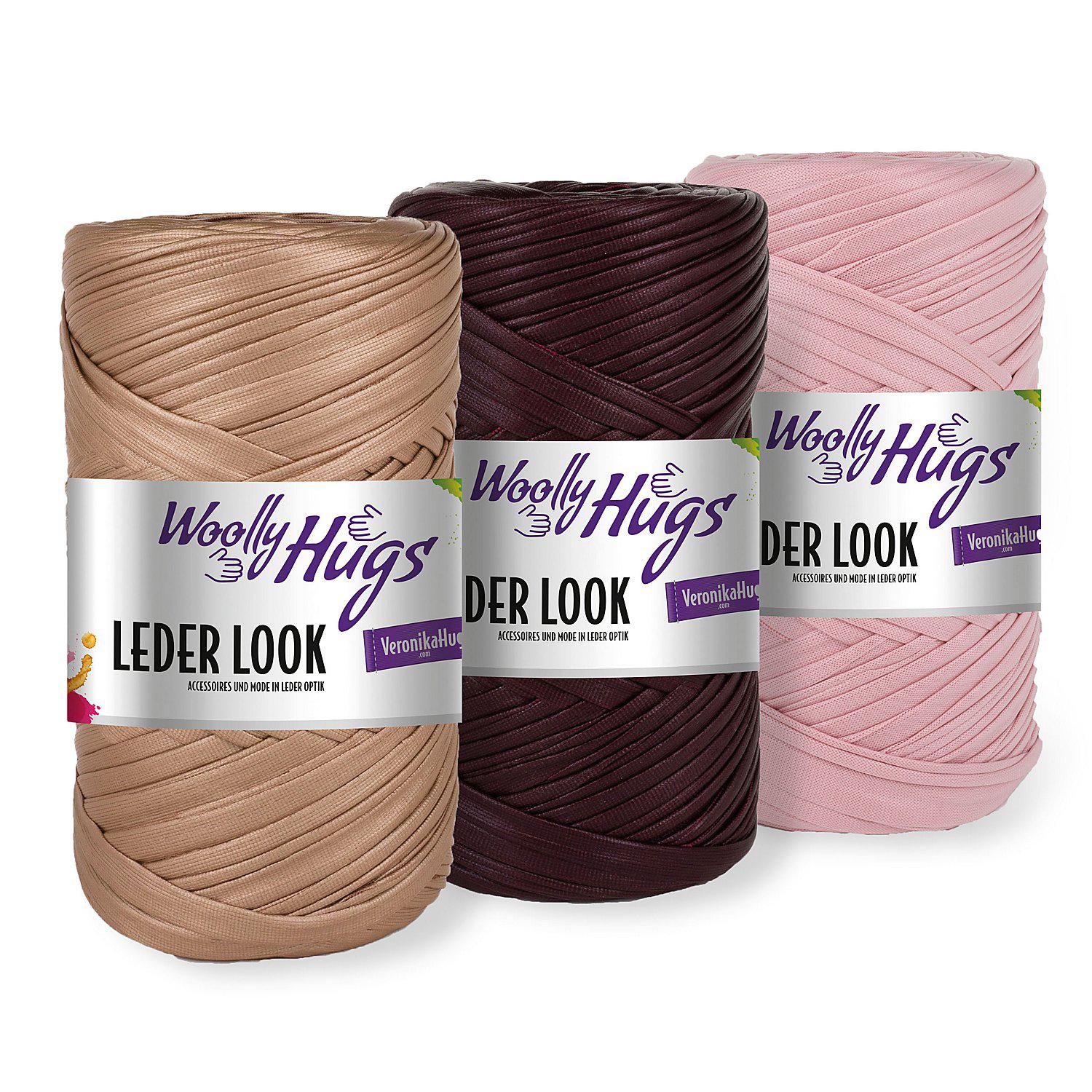 Woolly Hugs Wolle Leder Look & Leder Look Glitter