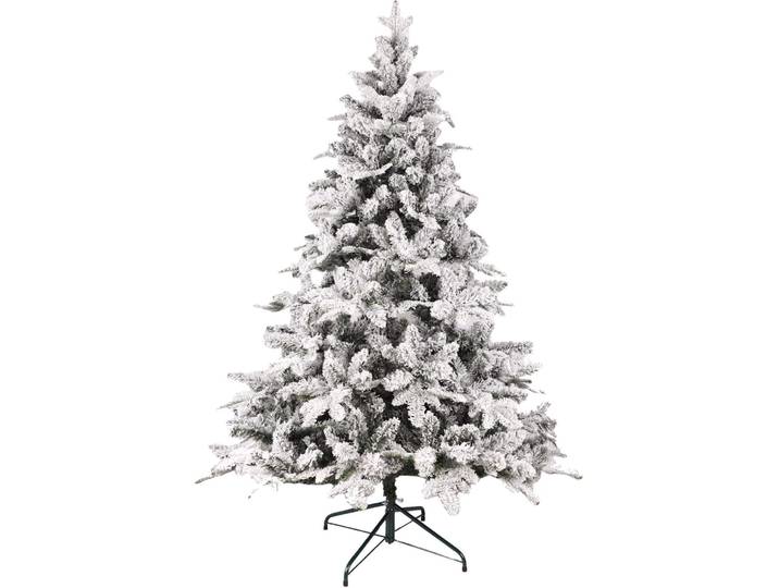 Rebecca Mobili Sapin de Noël avec neige artificielle\, H 150 cm\, 809 branches en PVC et PE