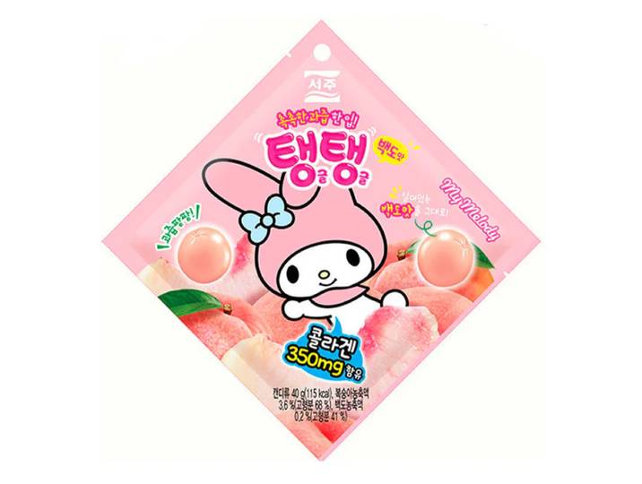 SEOJU Sanrio Tang Tang Perzik Snoep 40 g
