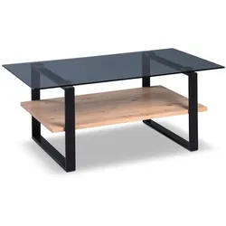 Couchtisch Como Glas Schwarz