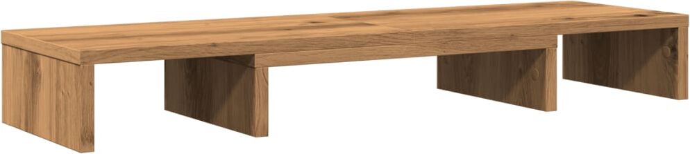 vidaXL Support de moniteur élévateur réglable chêne artisanal