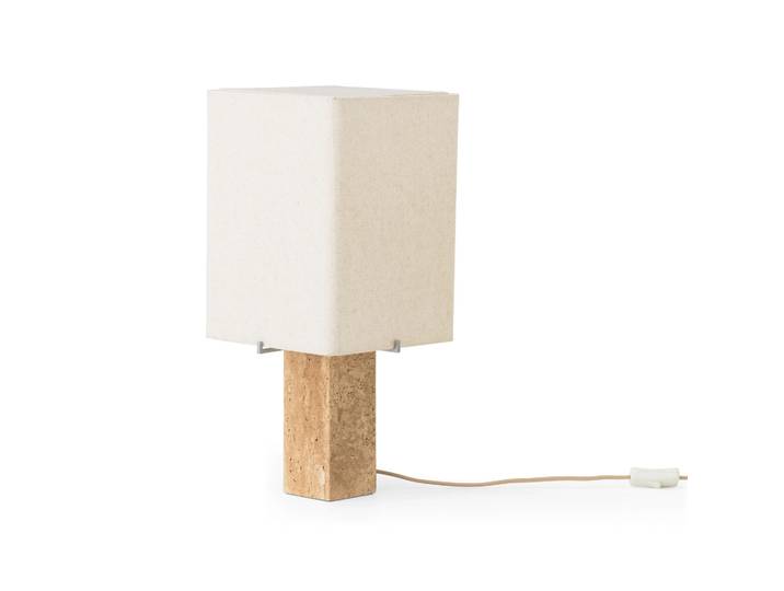 Audo Copenhagen Nonna Tischleuchte 49 cm Travertine-sand
