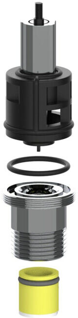Keuco Mitigeur de remplacement bras 50100 complet chromé pour 53020/53022 (50100010287)