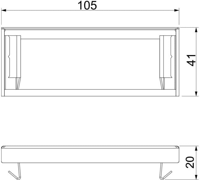 OBO Embout tissu coupe-feu PLM EP 0410 RW ; OBO Bettermann (7218088)