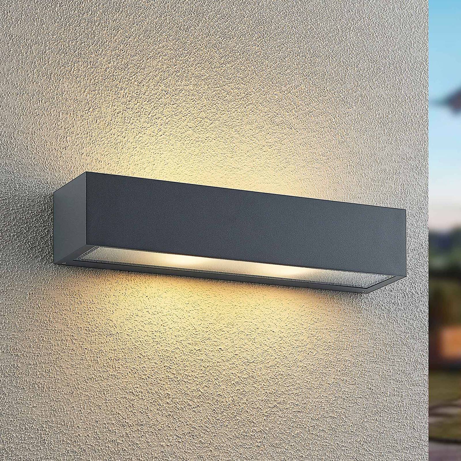 Außenwandleuchte LengoE27 Arcchio, alu / grau / zink, Aluminium, Modern, Wandleuchte außen