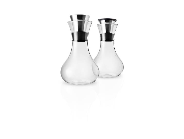 Milchbehälter EVA SOLO Zucker & Milch Set , transparent, H:15cm Ø:9cm, Edelstahl, Kunststoff, Milchbehälter, Milchbehälter