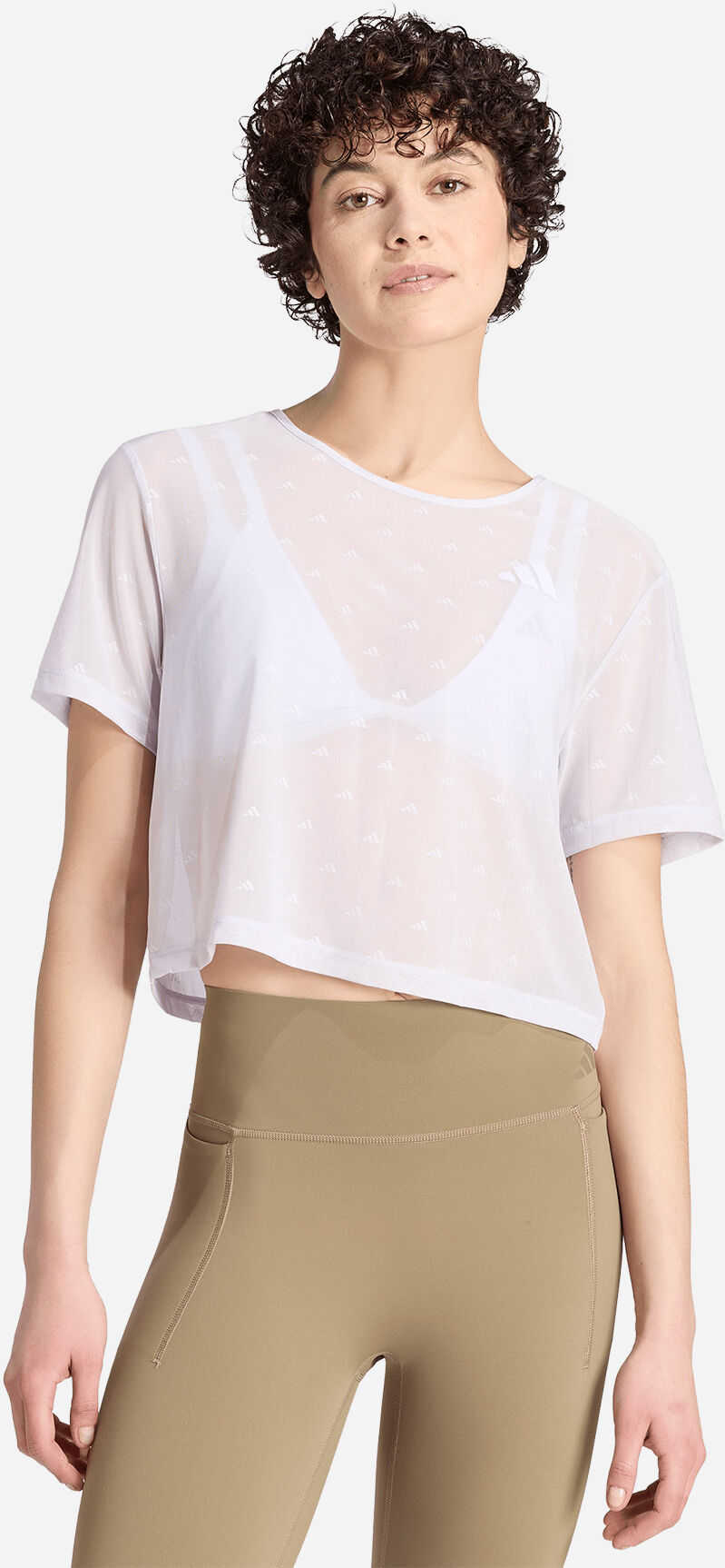 Adidas Essential W - T-shirt Training - Donna - Lilla L