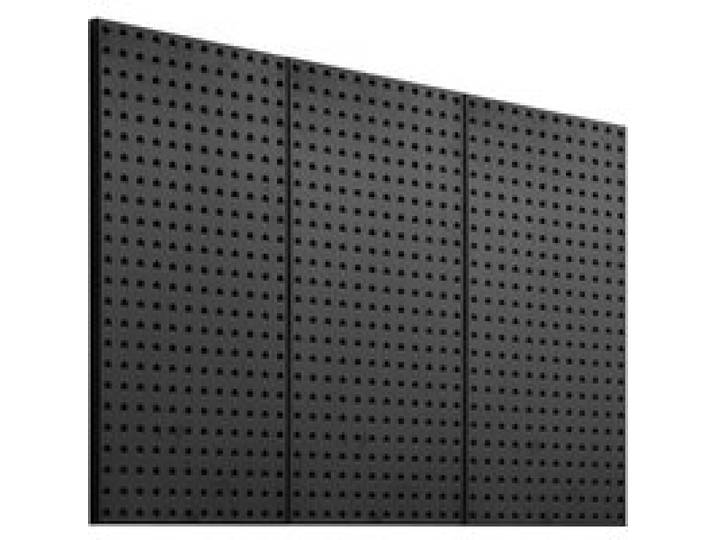 VEVOR Werkzeugwand, 61 x 30 cm, 3er-Set, Stahl-Stecktafel-Wand-Organizer, Werkzeuglochwand für Wohnzimmer, Garage, Werkzeugaufbewahrung, Werkbank, Büroorganisation, Bastelraum, Küche, Zuhause, schwarz