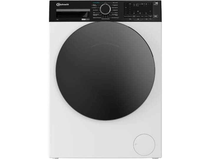 BAUKNECHT Waschmaschine B WM 8A9 BC , Energieeffizienz: A, weiß, B:60cm H:84,5cm T:55cm, Waschmaschinen, Smart dosieren, perfekt waschen – kein Waschmittel verschwenden, Waschmaschine