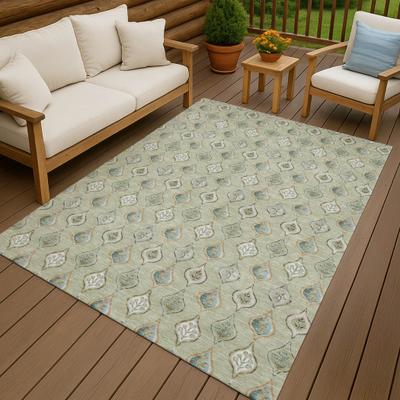 Addison Rugs Machine Washable Indoor/ Outdoor Casual Greenwood Chantille Rug