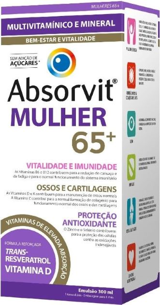 Absorvit 65+ Mulher 300mL
