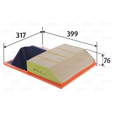 Valeo Luftfilter [Hersteller-Nr. 585458] für Iveco
