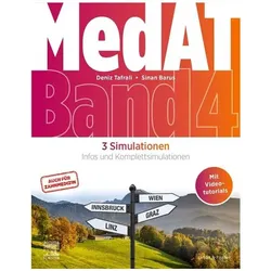 MedAT 3 Simulationen (Band 4), Fachbücher von Sinan Barus, Deniz Tafrali
