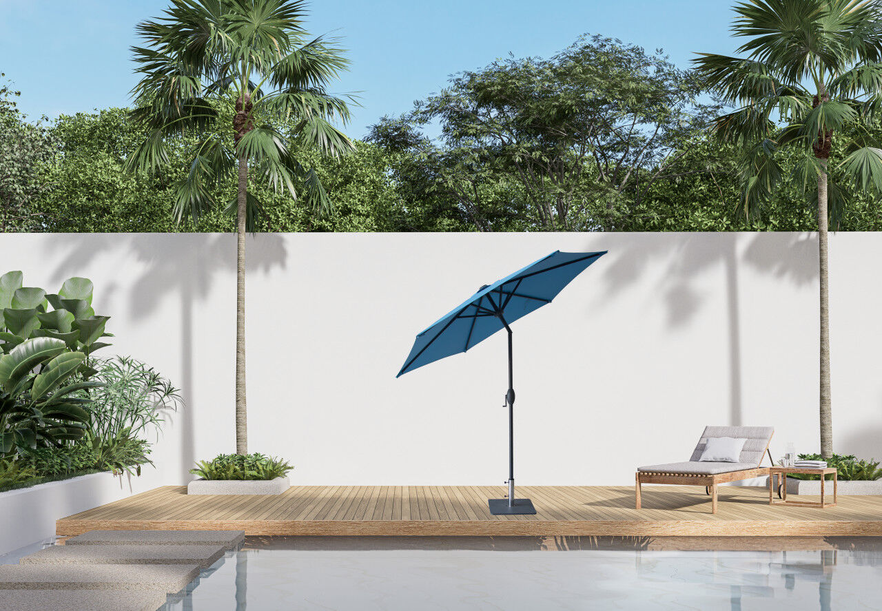 Primaster Sonnenschirm Ingenio hellblau Ø 250 cm