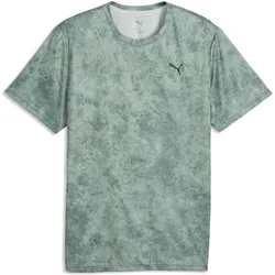 Puma, Herren, Sportshirt, M Tad Essentials Aop Tee (M), Grün, M